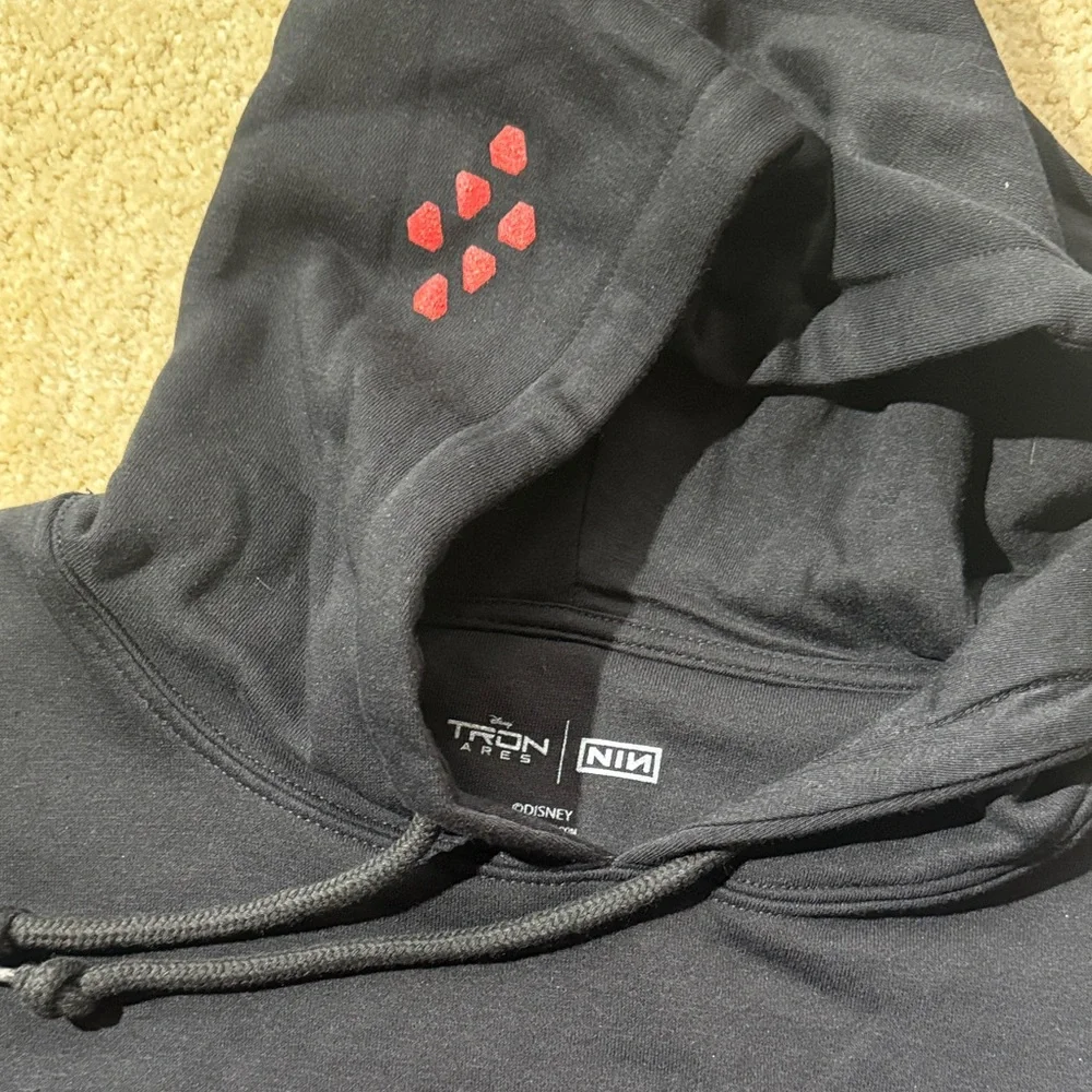 Nine Inch Nails / Tron Ares | Black Hoodie | Large - Picture 3 of 6